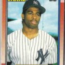 DEION SANDERS 1990 Topps Rookie #61.  YANKEES