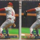 CURT SCHILLING 1995 Ultra Gold Medallion w/ sister.  PHILLIES