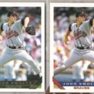 JOHN SMOLTZ 1993 Topps GOLD w/ sister #35.  BRAVES