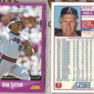 DON SUTTON (2) 1988 Score #105.  ANGELS