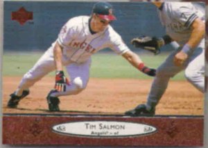 TIM SALMON 1996 Upper Deck #290.  ANGELS