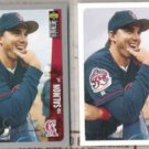 TIM SALMON 1996 UD CC Silver Signature w/ sister.  ANGELS