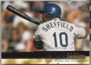 GARY SHEFFIELD 2000 Upper Deck Gold Reserve Ins.  DODGERS