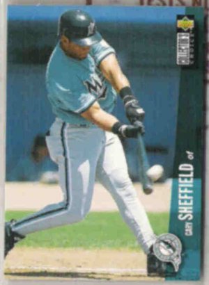 GARY SHEFFIELD 1996 Upper Deck CC #560.  MARLINS