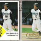 GARY SHEFFIELD 1998 Fleer Vintage 63 + Tradition.  MARLINS