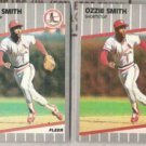 OZZIE SMITH (2) 1989 Fleer #463.  CARDS