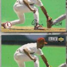 OZZIE SMITH (2) 1994 UD CC Silver Sig. List Ins. #334.  CARDS