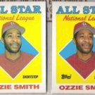 OZZIE SMITH (2) 1988 Topps All Star #400.  CARDS