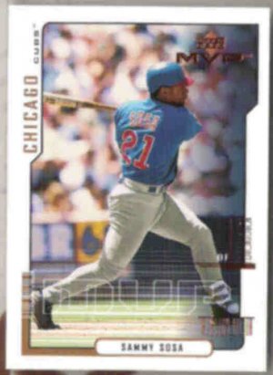 SAMMY SOSA 2000 Upper Deck MVP #44.  CUBS