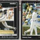 SAMMY SOSA 1992 + 1993 Pinnacle.  CUBS