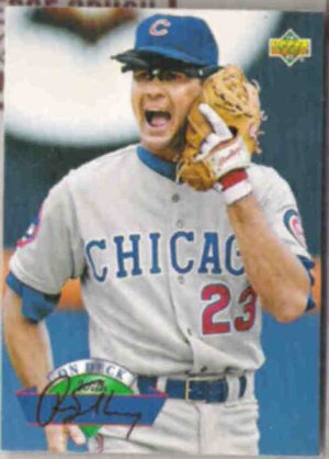 RYNE SANDBERG 1993 UD On Deck Insert #D22.  CUBS