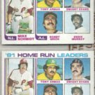 MIKE SCHMIDT (2) 1982 Topps #162 w/ Murray, Grich++.  PHILLIES