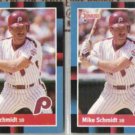 MIKE SCHMIDT (2) 1988 Donruss #330.  PHILLIES