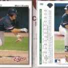 MATT STAIRS (2) 1992 Upper Deck #786.  EXPOS