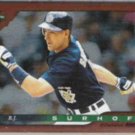 BJ SURHOFF 1996 Score Dugout Collection Insert.  BREWERS