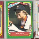 MIKE SCOTT 1986, 1987 + 1988 Fleer Star Stickers.  ASTROS