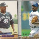 DAVE STEWART 1993 + 1994 Fleer Ultra.  BLUE JAYS