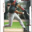 REGGIE SANDERS 2000 Upper Deck MVP #28.  BRAVES