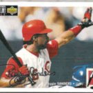 REGGIE SANDERS 1994 UD CC Silver Sig. Insert #252.  REDS