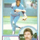 DAVE STIEB 1983 Topps #130.  BLUE JAYS