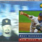 BRET SABERHAGEN 1995 Denny's Hologram Insert #22/28.  METS