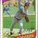 RICK SUTCLIFFE 1980 Topps #544.  DODGERS