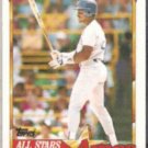 RUBEN SIERRA 1990 Topps Ames Glossy #32.  RANGERS