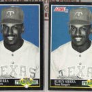 RUBEN SIERRA (2) 1991 Score Franchise #859.  RANGERS