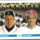 JOE TORRE 1993 Topps #512 w/ Lou Piniella.  CARDS