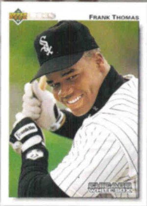 FRANK THOMAS 1992 Upper Deck #166.  WHITE SOX