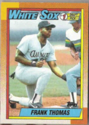 FRANK THOMAS 1990 Topps Draft Pick #414.  WHITE SOX