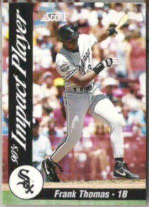 FRANK THOMAS 1992 Score Impact Insert #43.  WHITE SOX