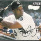 FRANK THOMAS 1994 UD CC Silver Sig. List Insert #354.  WHITE SOX