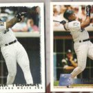 FRANK THOMAS 1995 + 1996 Topps.  WHITE SOX