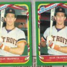 ALAN TRAMMELL (2) 1987 Fleer Star Stickers #118.  TIGERS