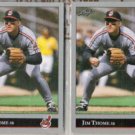 JIM THOME (2) 1992 Leaf #299.  INDIANS