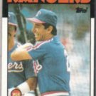 BOBBY VALENTINE 1986 Topps #261.  RANGERS