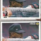 MO VAUGHN 1994 UD CC Silver Sig. Insert  w/ sister.  RED SOX
