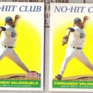FERNANDO VALENZUELA (2) 1991 Score No Hit #703.  DODGERS
