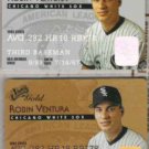 ROBIN VENTURA 1995 Studio Solid Gold Insert w/ sister.  WHITE SOX