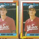 ROBIN VENTURA (2) 1990 Topps #121.  WHITE SOX