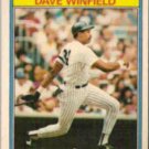 DAVE WINFIELD 1987 Kay Bee Superstars #33 of 33.  YANKEES