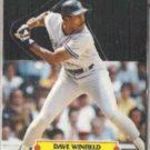 DAVE WINFIELD 1987 Leaf Pop Up N#OB.  YANKEES