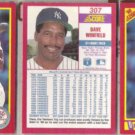 DAVE WINFIELD (3) 1990 Score #307.  YANKEES