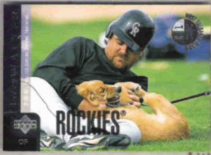 LARRY WALKER 1998 Upper Deck MVP #355.  ROCKIES
