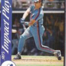 LARRY WALKER 1992 Score Impact Player Insert #29.  MONTREAL