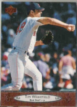TIM WAKEFIELD 1996 Upper Deck #19.  RED SOX
