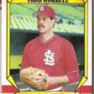 TODD WORRELL 1987 Fleer Award Winner #44 of 44.  CARDS