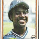 FRANK WHITE 1981 Topps #330.  ROYALS