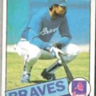 BOB WATSON 1985 Topps #51.  BRAVES